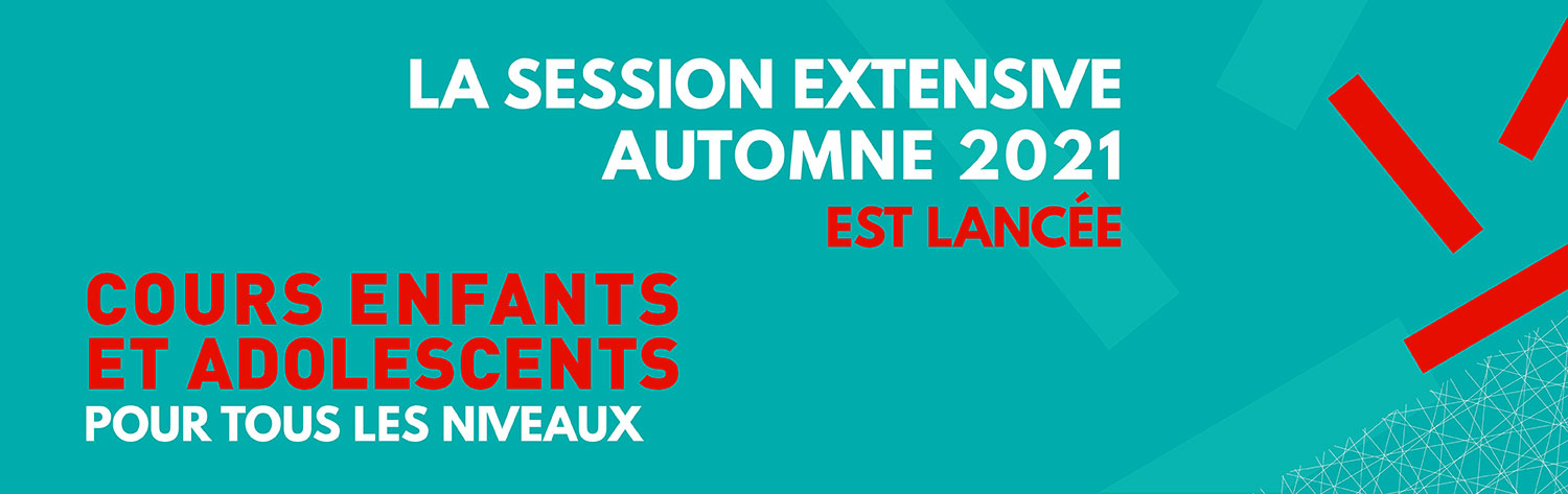 Cours de français - Session extensive Automne 2021 - Enfants & adolescents